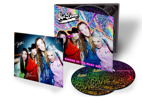 The Hot Damn! 'Dancing On The Milky Way' 2CD Deluxe with HAND SIGNED PHOTO CARD