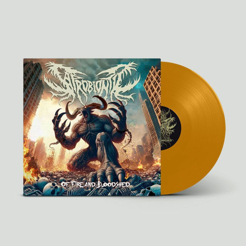PRE-ORDER Saprobiontic 'Of Fire and Bloodshed' LP Orange Vinyl - RELEASE DATE  23rd October 2026