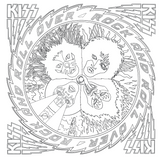 The Official Kiss Colouring Book